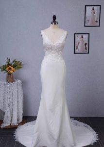Stunning Illusion Lace Bateau Neckline With Cap Sleeve Wedding Gown