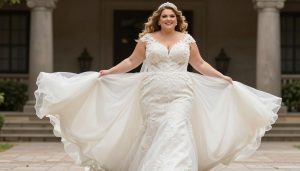 Extra Large Bridal Dress